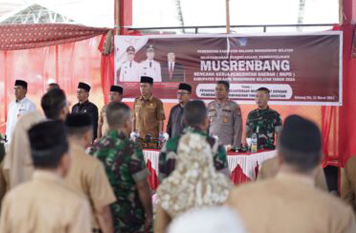 Musrenbang RKPD Tahun 2024 yang diikuti oleh Ketua DPRD Arifin Olii dan Bupati Bolsel Iskandar Kamaru