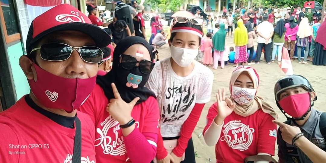 Lomba merayakan HUT ke-75 RI di Pakuku Jaya