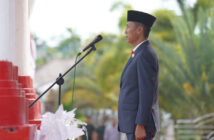 Bupati Bolsel Hi Iskandar Kamaru menjadi Inspektur Upacara peringatan hari Pahlawan Nasional ke-77 tahun 2022
