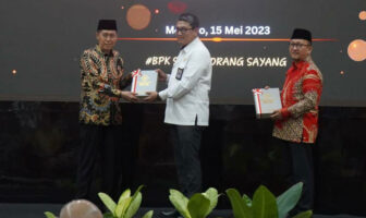 LHP Tahun Anggaran 2022 diterima oleh Bupati Bolsel Hi Iskandar Kamaru dan Ketua DPRD Bolsel Ir Arifin Olii.