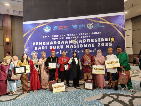 Guru dan tenaga pendidik Bolsel telah menunjukkan prestasinya dalam peningkatan mutu pendidikan di Kabupaten Bolsel. (Foto: IST)