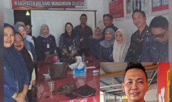 Satker PKH Bolsel usai pelaksanaan pelatihan oleh BPS Bolsel di Sekretariat Satker PKH Bolsel, Jumat 27 Maret 2026. (Foto: Faisal Manoppo/Instink.net)