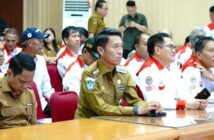 Bupati Bolsel Iskandar Kamaru saat mengikuti acara ABPEDNAS Sulut. (Foto: IST)