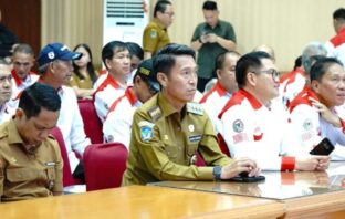Bupati Bolsel Iskandar Kamaru saat mengikuti acara ABPEDNAS Sulut. (Foto: IST)