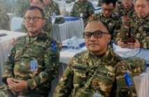 Ketua DPRD Bolsel Arifin Olii bersama Ketua DPRD Kota Kotamobagu saat mengikuti kursus Lemhanas di Magelang. Jateng. (Foto: IST)