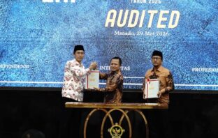 Pemda Bolsel pertahankan opini WTP oleh BPK RI atas LHP LKPD Bolsel Tahun Anggaran 2025, 29 Mei 2026. (Foto: IST)