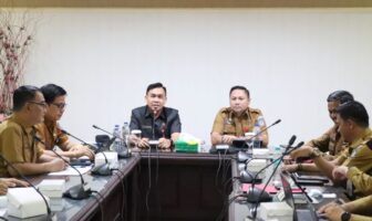 APBD Perubahan tahun anggaran 2026 mulai dievaluasi oleh tim Provinsi Sulut, di Kantor Gubernur Provinsi Sulut, Senin 24 Agustus 2026. (Foto: IST)