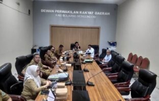 DPRD Bolmong mulai membahas rancangan KUA-PPAS dalam penyusunan APBD tahun anggaran 2027, Senin 3 Agustus 2026. (Foto: IST)