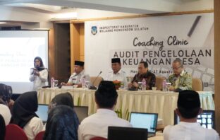 Wakil Bupati Bolsel Deddy Abdul Hamid saat membuat pelaksanaan penigkatan kapasitas auditor di Inspektorat Daerah Kabupaten Bolsel, Rabu 26 Agustus 2026. (Foto: IST)