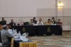 DPRD Bolsel kawal pengawasan dalam pelaksanaan aktivitas tambang emas dalam rapat Uji Kelayakan Lingkungan PT JRBM di Kabupaten Bolsel, Sslasa (11/8/2026) di Ball Room Hotel Sutan Raja Kotamobagu. (Foto:IST)