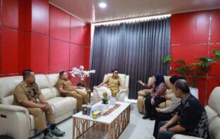 Bupati Bolsel menerima kunjungan kerja Kementerian PKP di Bolsel, Selasa 29 September 2026. (Foto: IST)