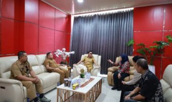 Bupati Bolsel menerima kunjungan kerja Kementerian PKP di Bolsel, Selasa 29 September 2026. (Foto: IST)